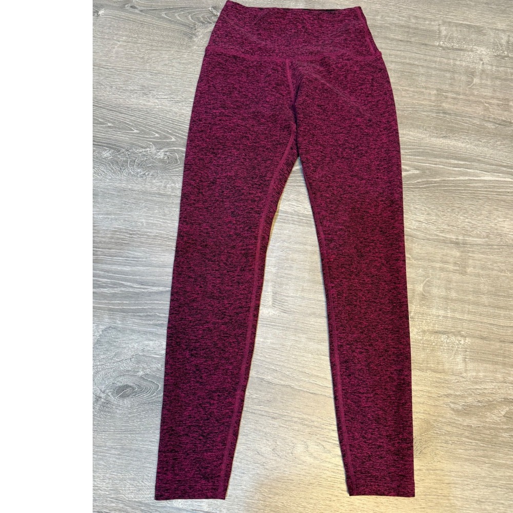 Beyond Yoga Space Dye High Waisted Leggings Magenta Pink Black SD3243 Womens S